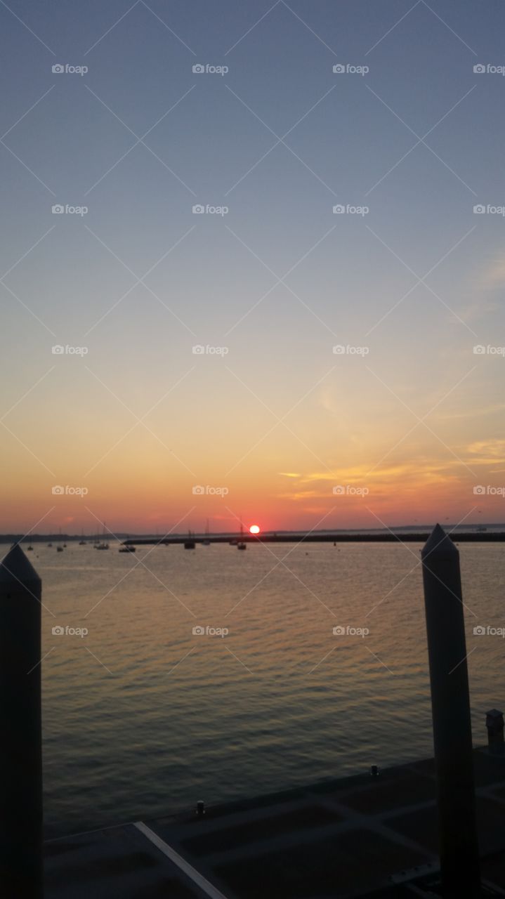 ptown marina sunset
