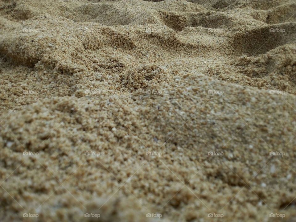 Sandy of beach