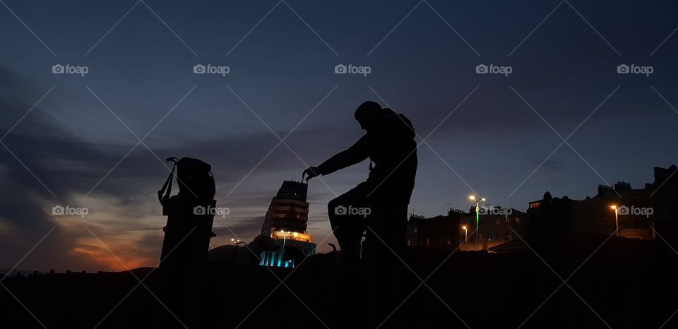 Beautiful shillouete