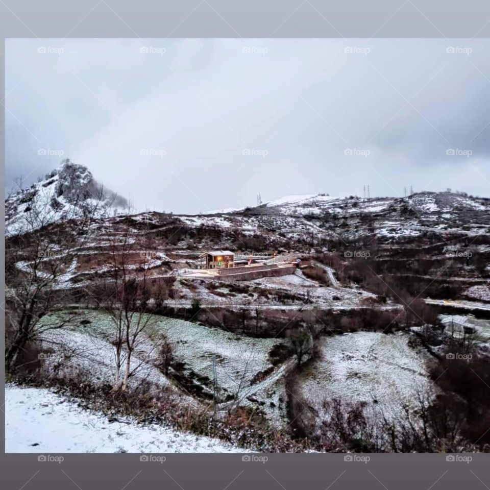 Snowy Angliru