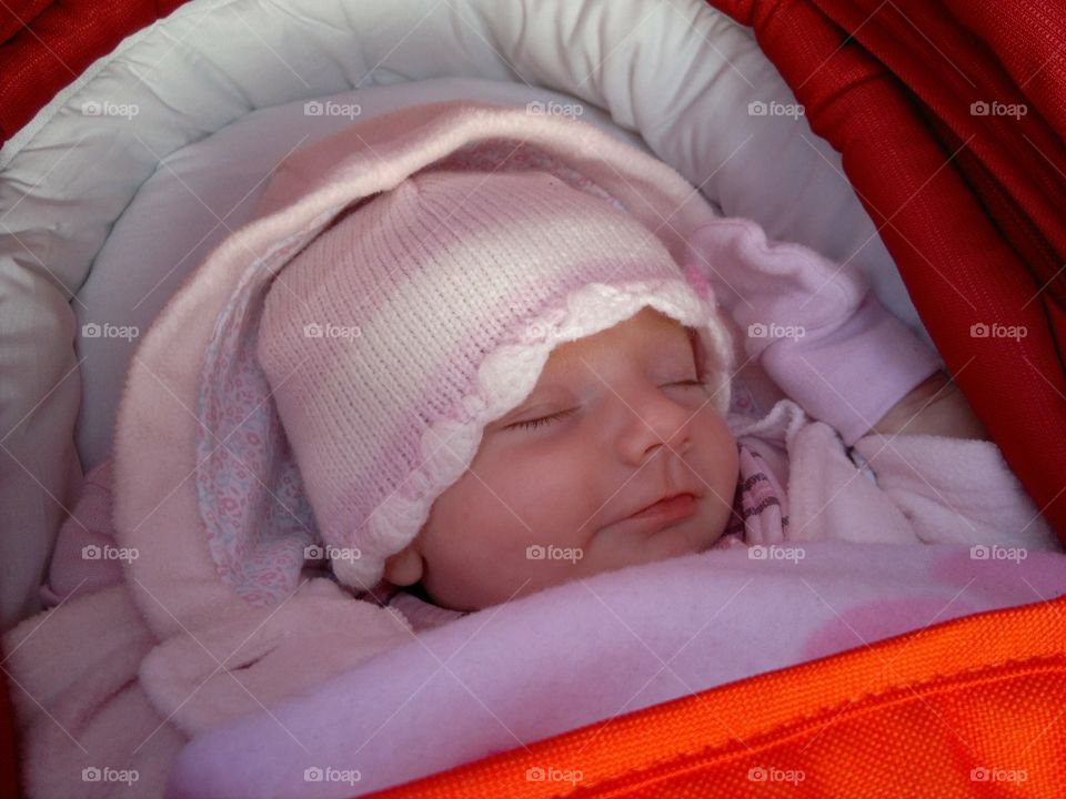 Beautiful Baby Girl in Pink