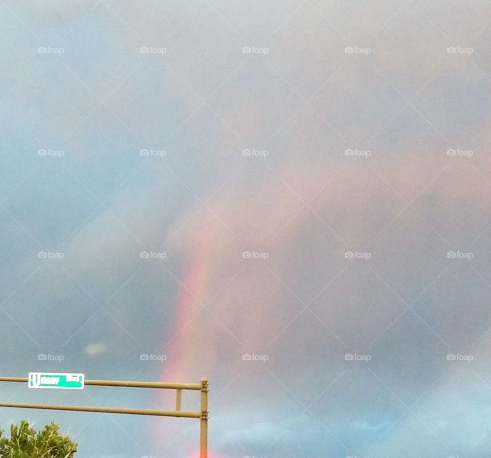 bow after the storms in Albuquerque NM, August 2018