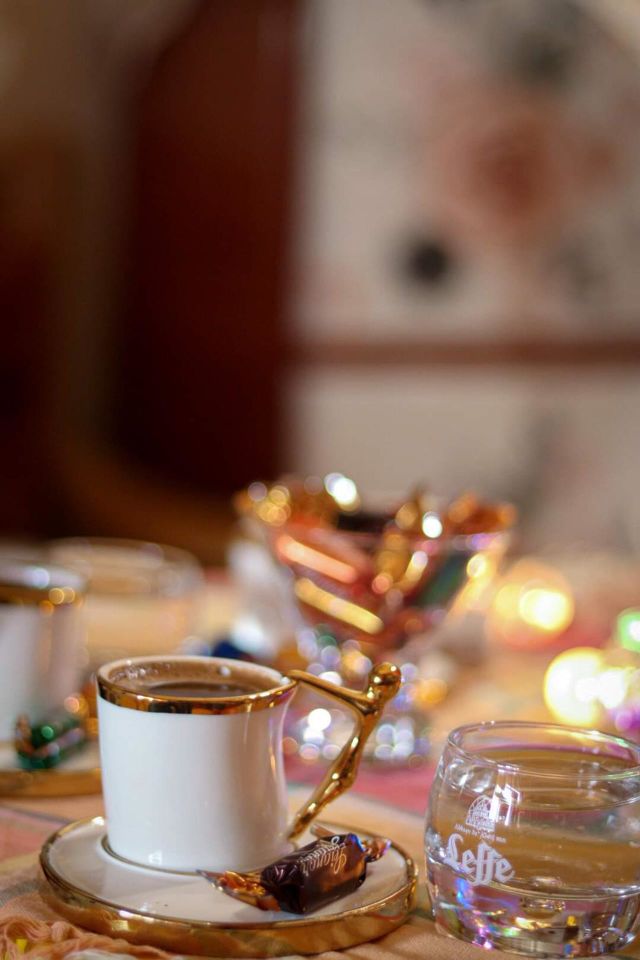 A special cup of Turkish coffee