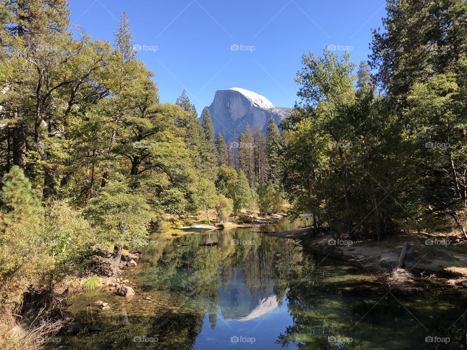 Half Dome Rock in Yosemite National Park