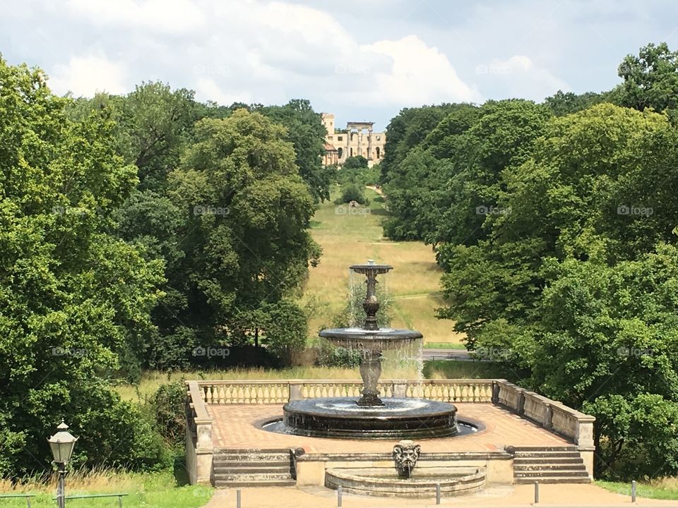 Palace grounds in Potsdam