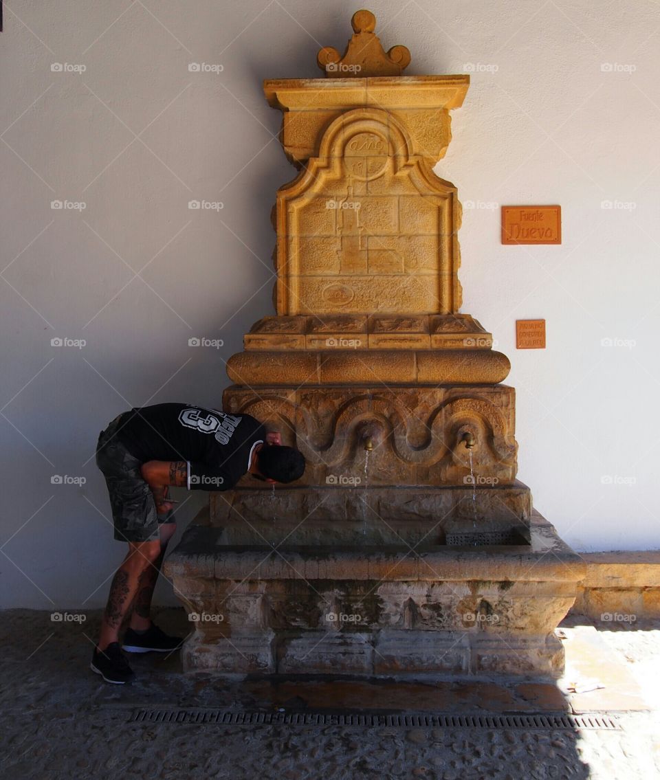 Vilafranca source in Teruel Spain