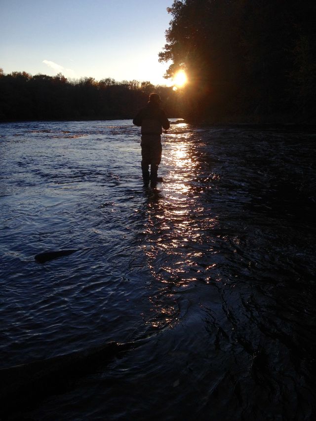Salmon River at Dusk