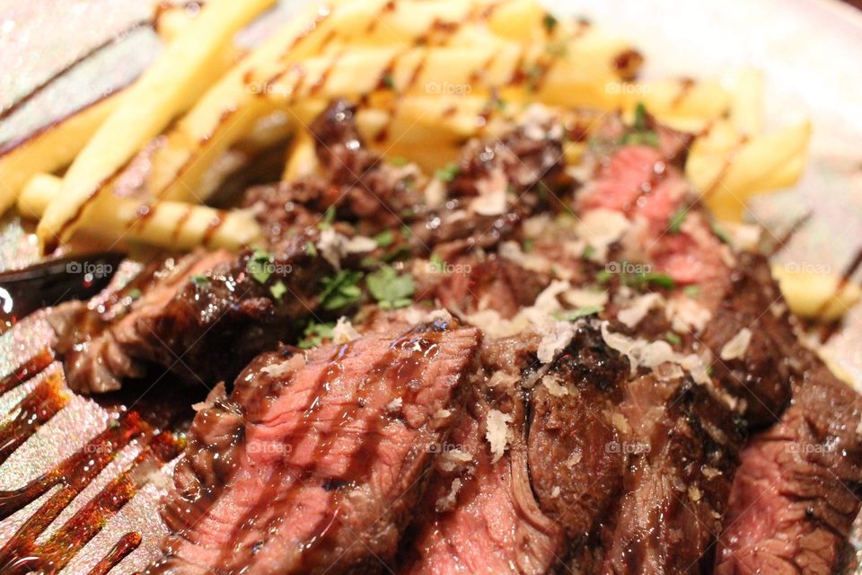 Steak and fries 