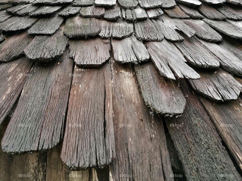 wooden roof