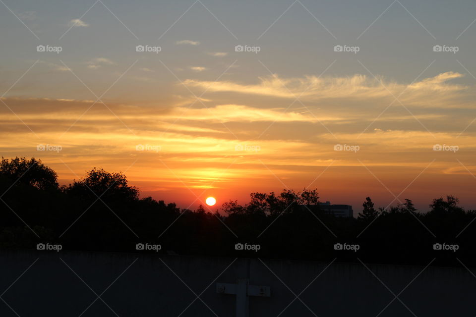 Sunset, Dawn, Sun, Evening, No Person