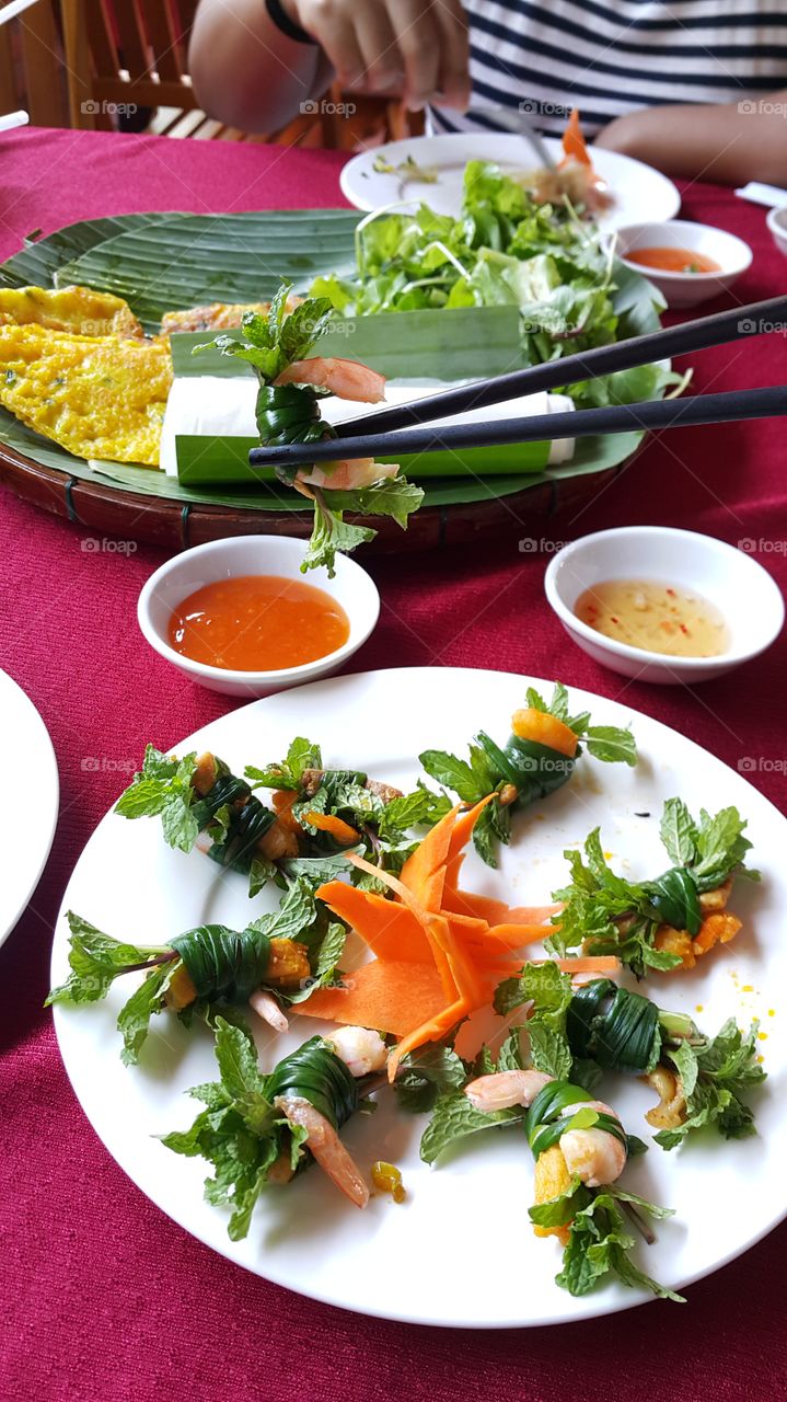 Vietnamese lunch 