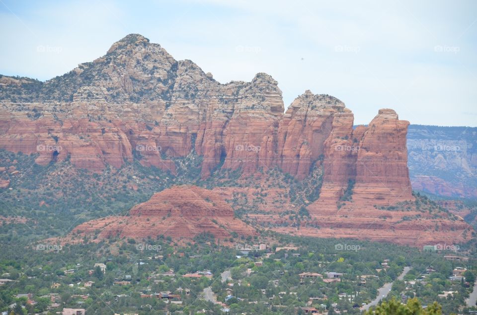 Sedona in Arizona USA. Beautiful Red Rocks in Sedona , Arizona 