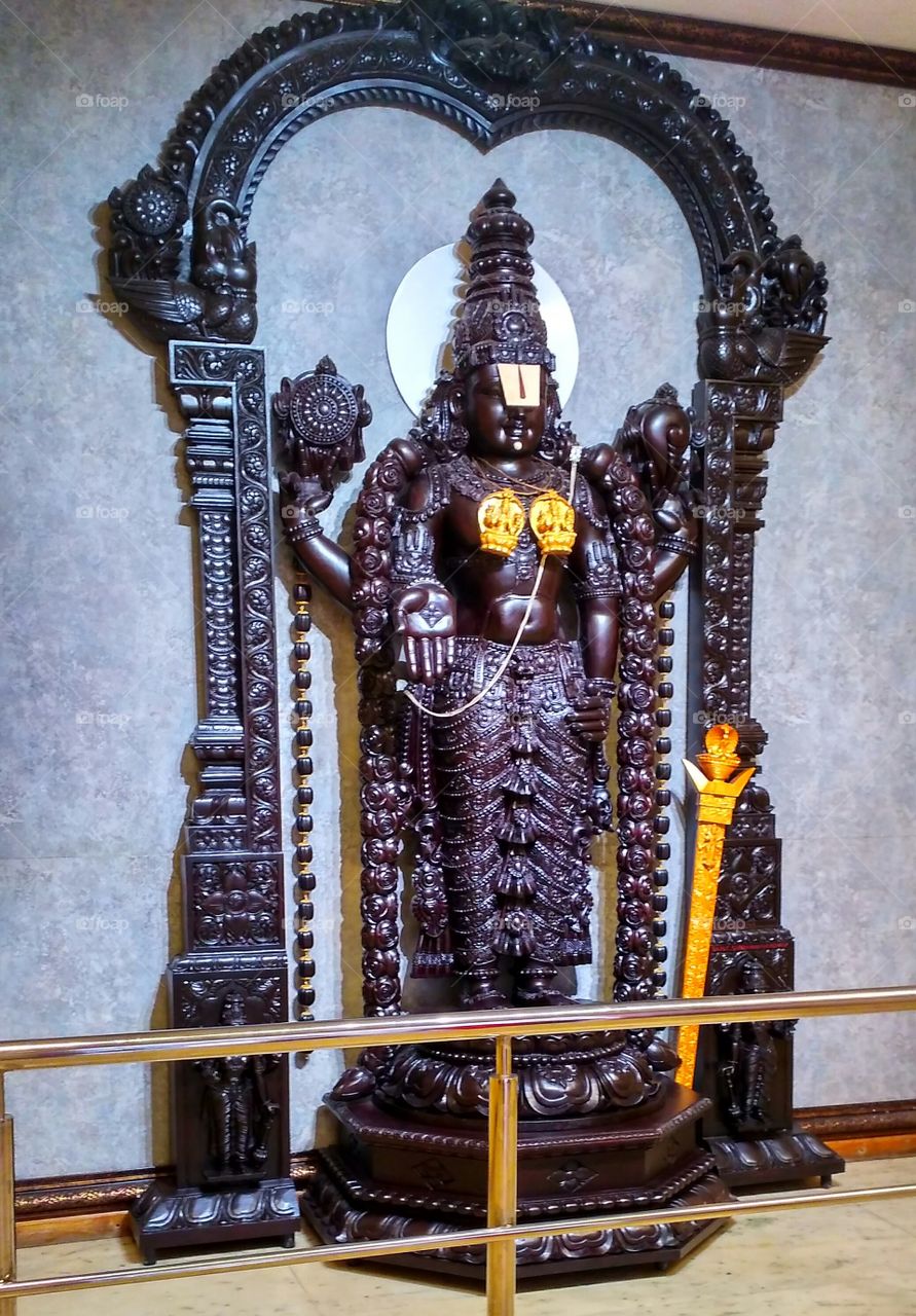 the Indian God
Tirupati Balaji