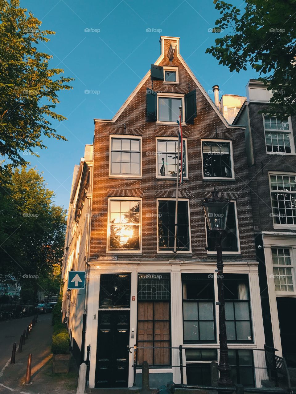 Sun shine on Amsterdam 