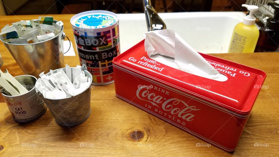 Retro Coca cola napkin holder