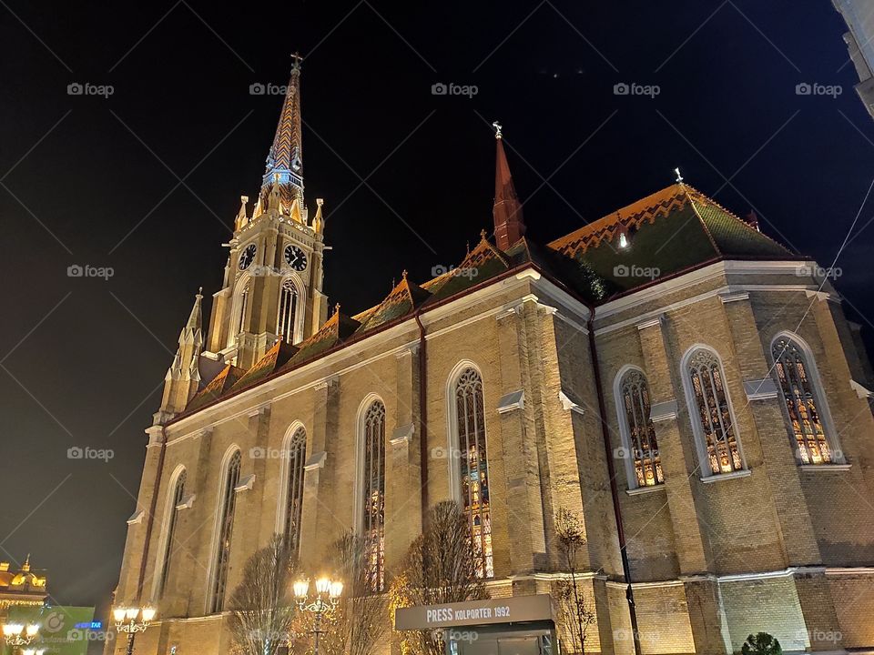 Novi Sad Serbia Catholic Church at city centre