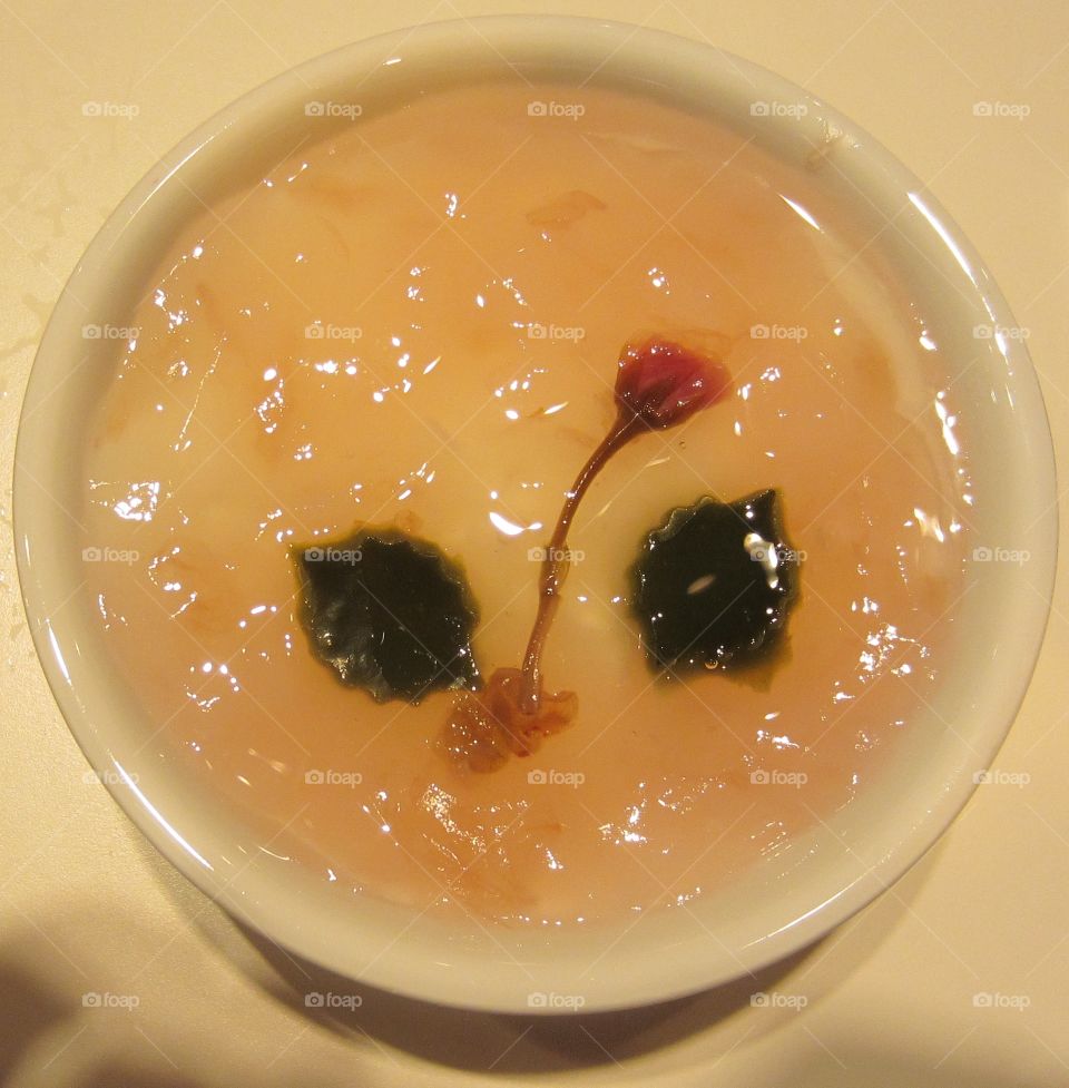 Japanese Sakura Jelly Dessert, Seasonal Cherry Blossom Sweets