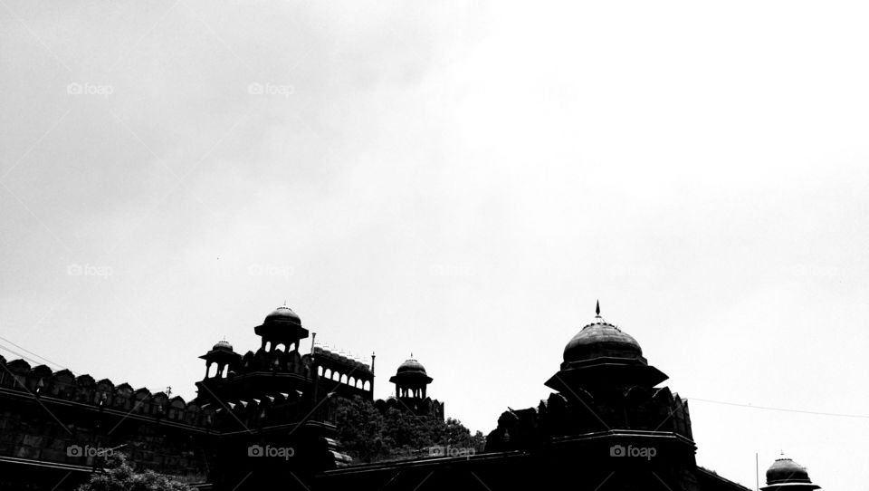 red fort,delhi, india