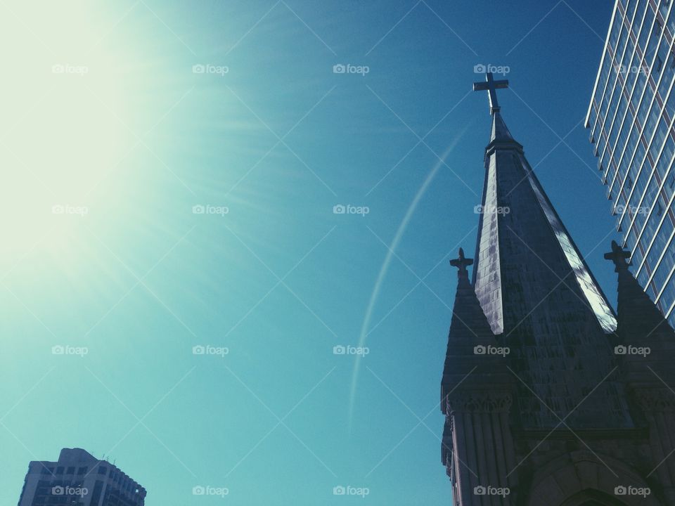 The church out my window. Chestnut St