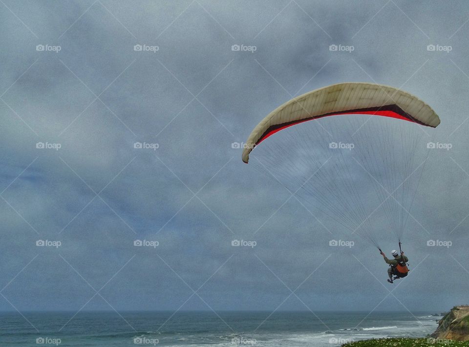 Parasail On California's Coast