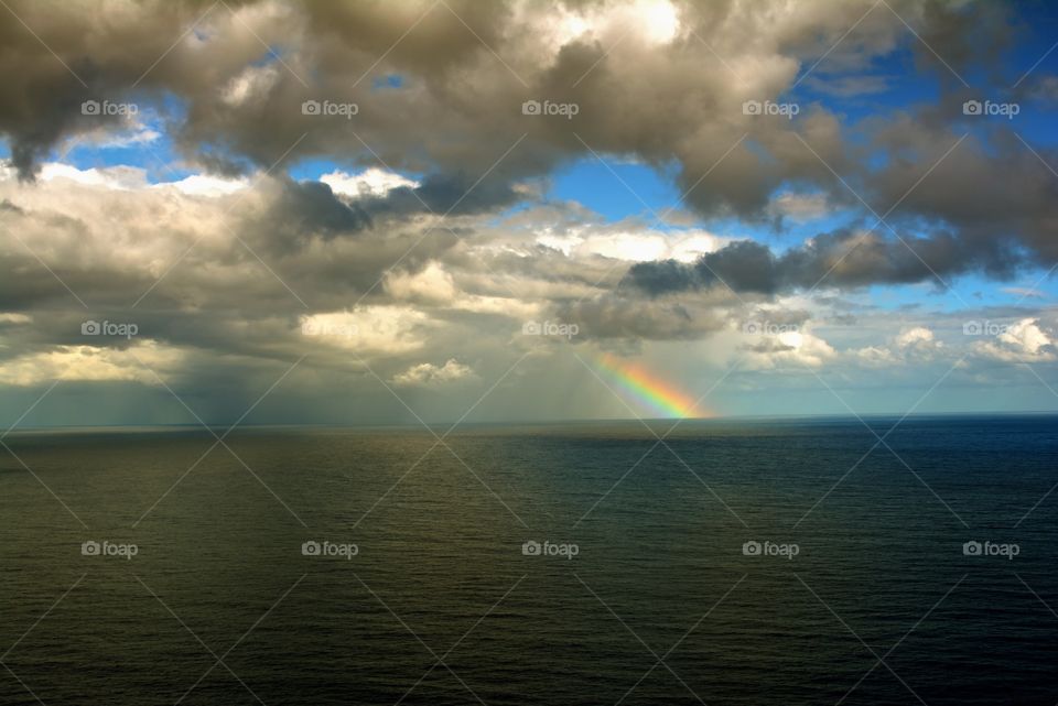 as far as the rainbow can been seen