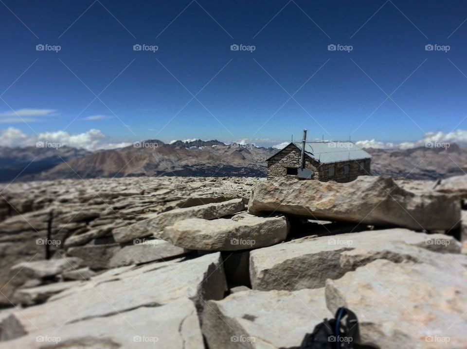 This was taken from the top of Mt. Whitney about 3 years ago. 
