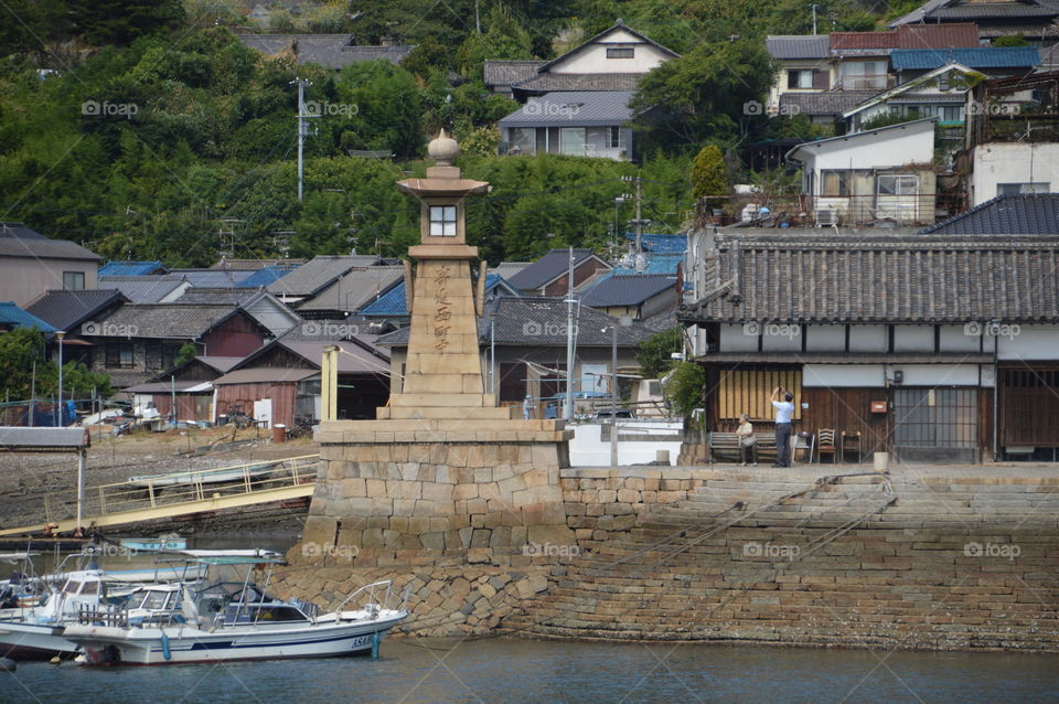 Lighthouse At Tomonoura Japan