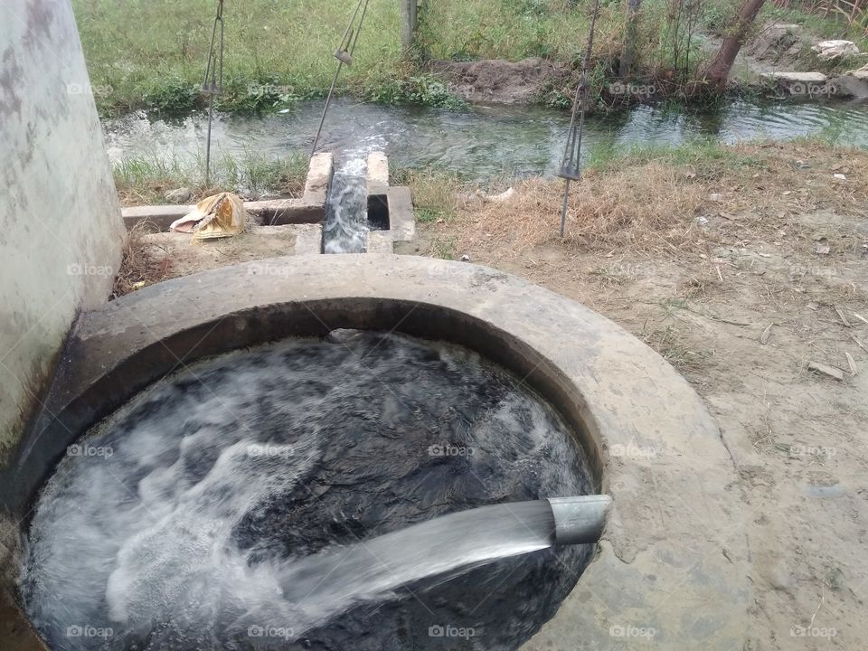 a source of water in India for fields