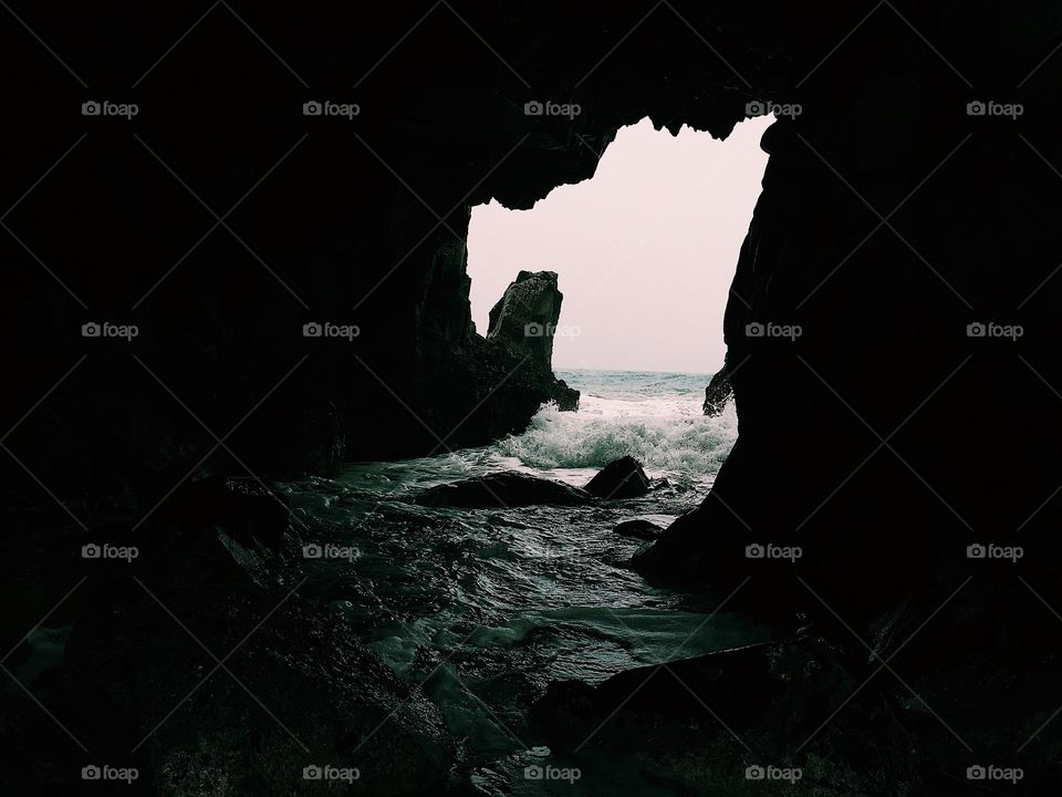 Cave in Big Sur 