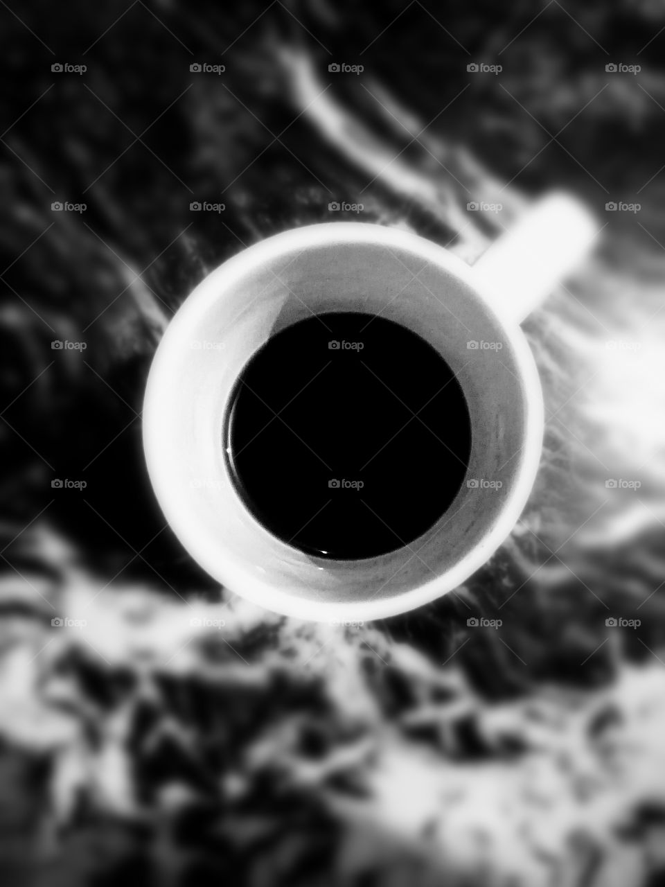 A World in coffee cup