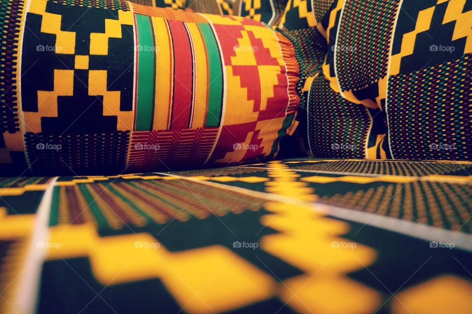 African kente cloth 