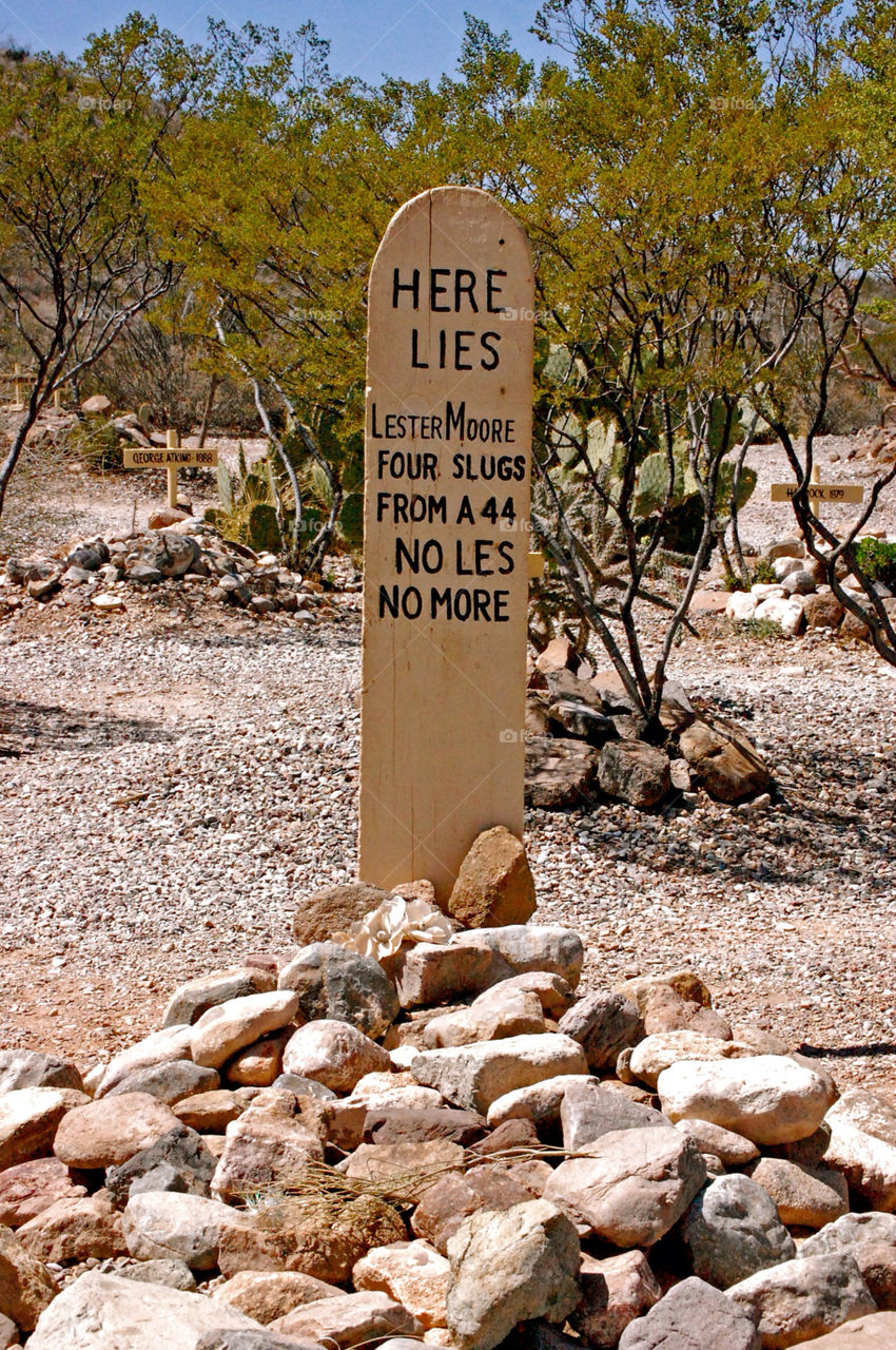 lester moore here lies tombstone arizona by refocusphoto