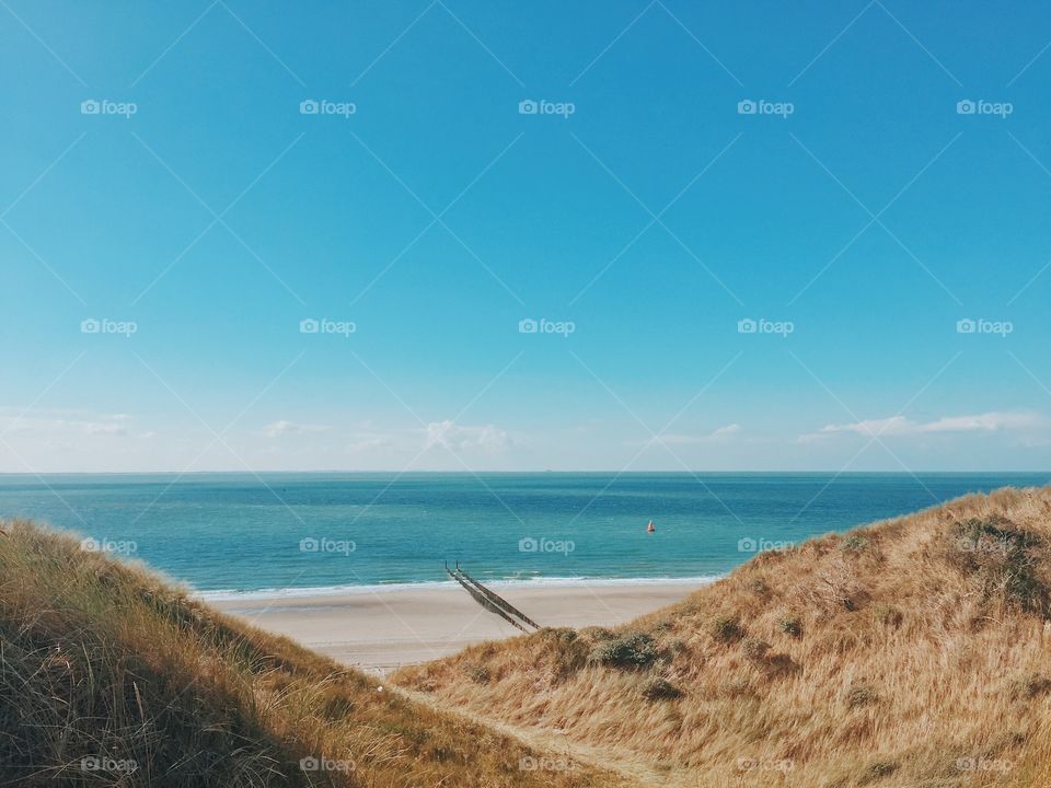 Dunes and the beach