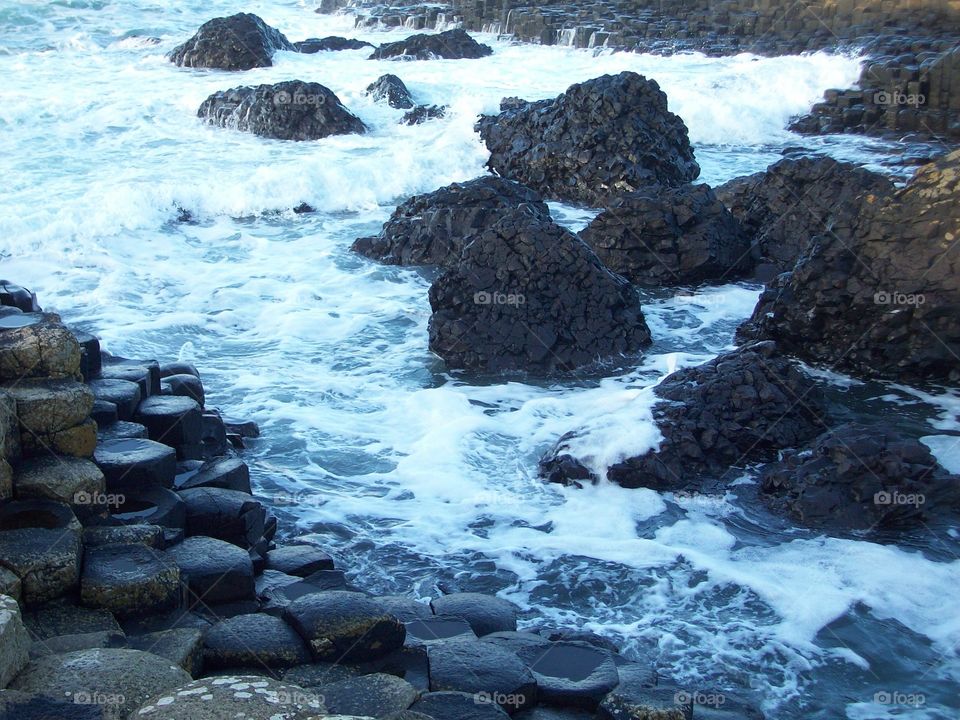 the Giant's Causeway,  Northern Ireland