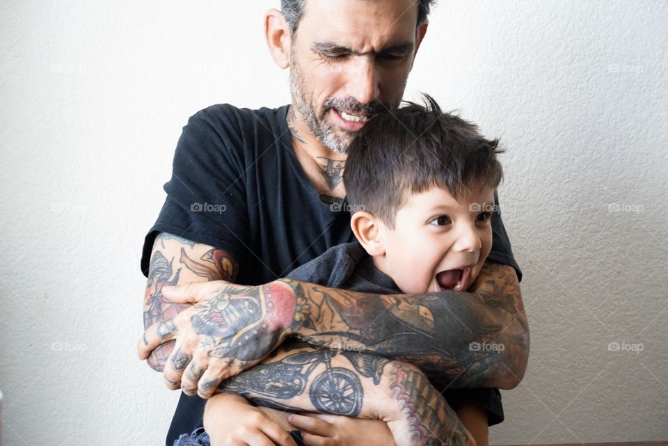 Good dads have tattoos too. 