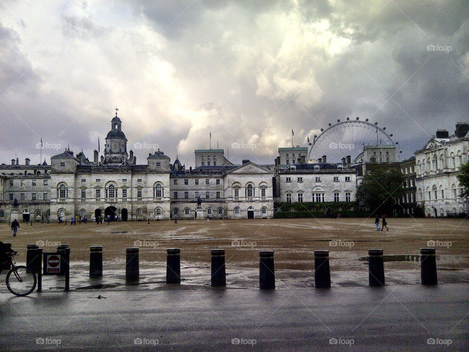 london united kingdom bike clouds by llotter