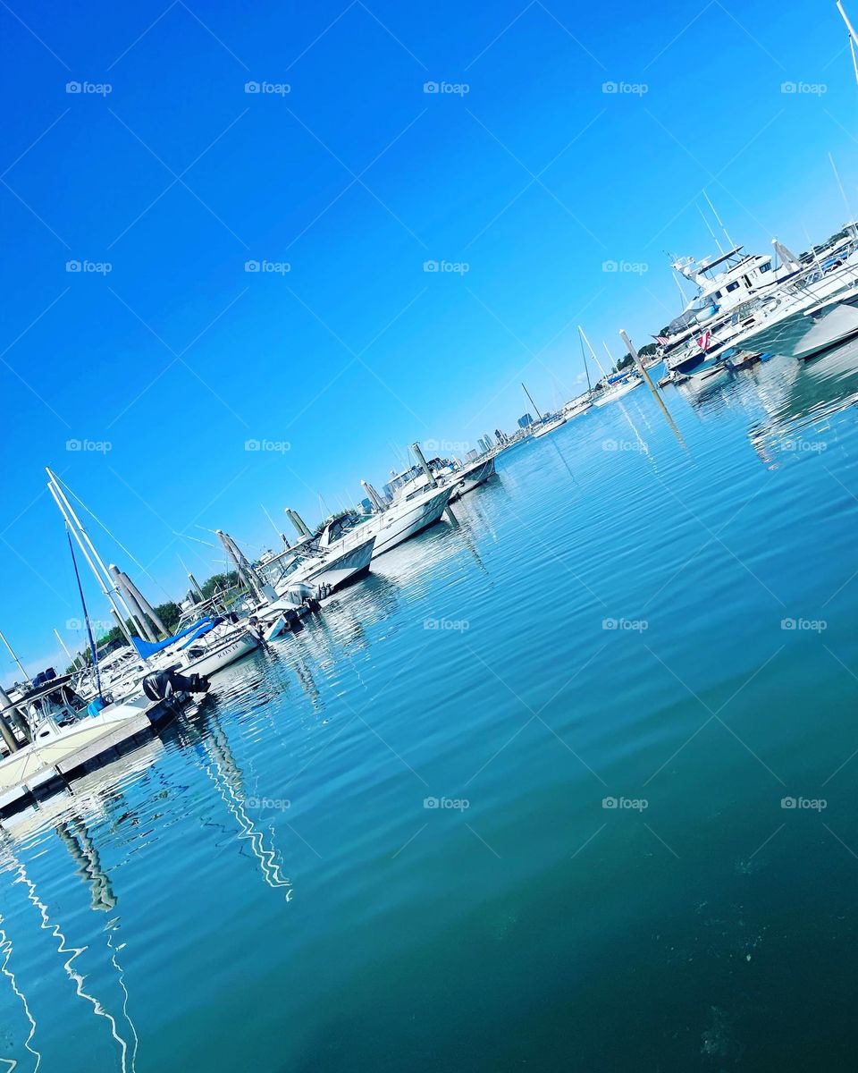 Boats on the water