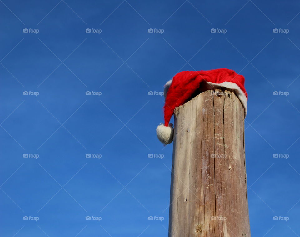 Santa's hat, Lomma, Skåne, Sweden.