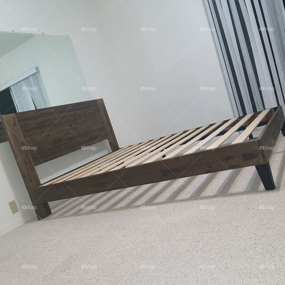 Posting my first ever BED FRAME/PIECE OF HEAVY FURNITURE, I found this for my Client & agreed he definitely wanted it! (Currently, I am working on this 2 story Home, and this was the first piece that came in !