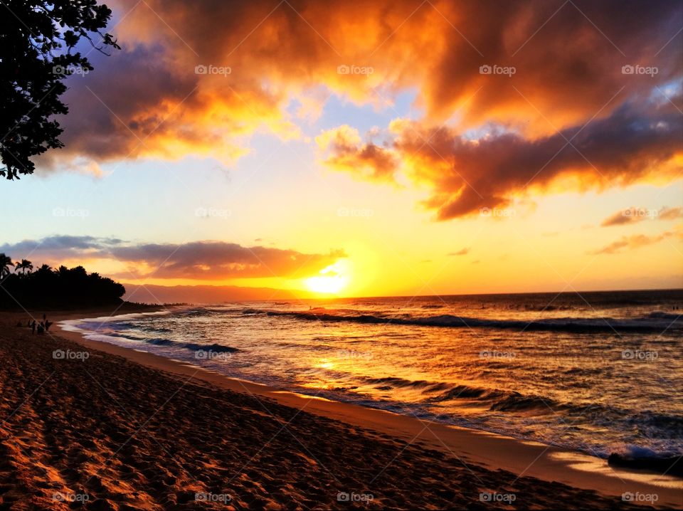 Dreamy Hawaiian Sunset