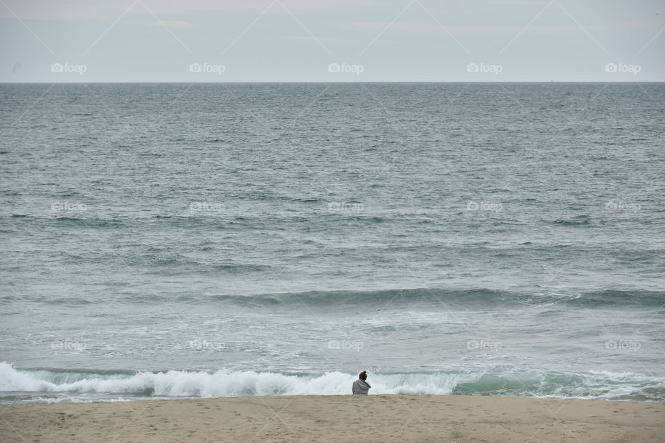 Minimalist beach shot