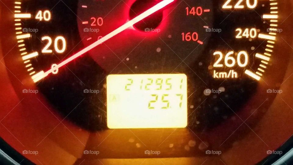 Dashboard Speedometer Odometer