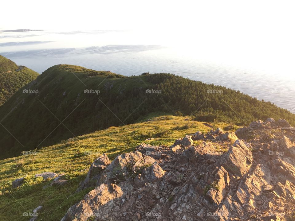 A top the Sky Line Trail in the Cape Breton Highlands 