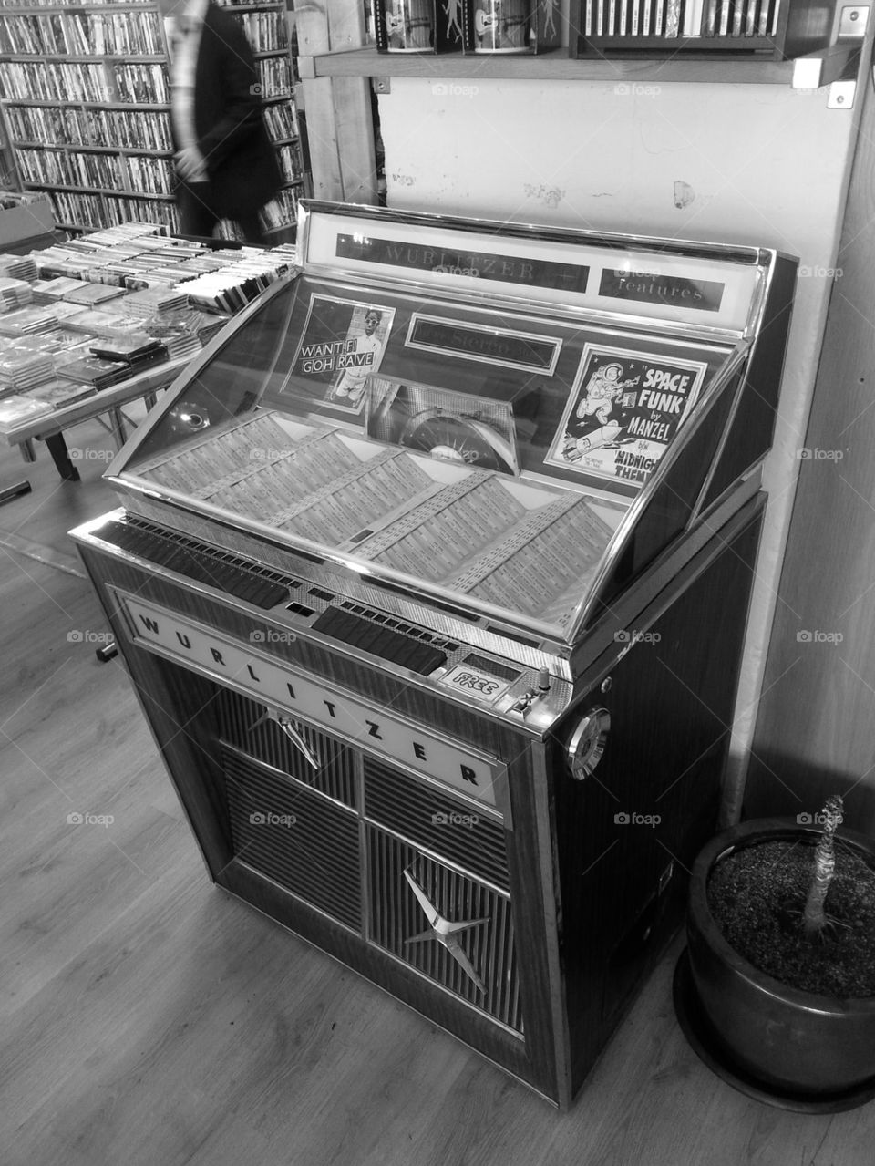 vintage jukebox