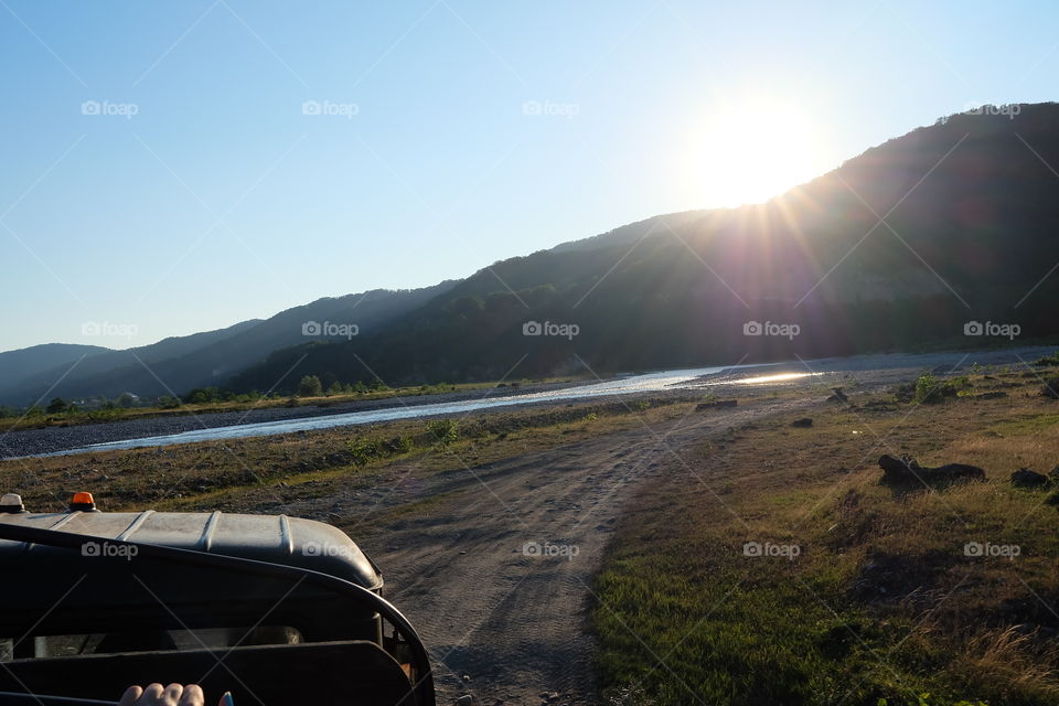 Jeeping off- road