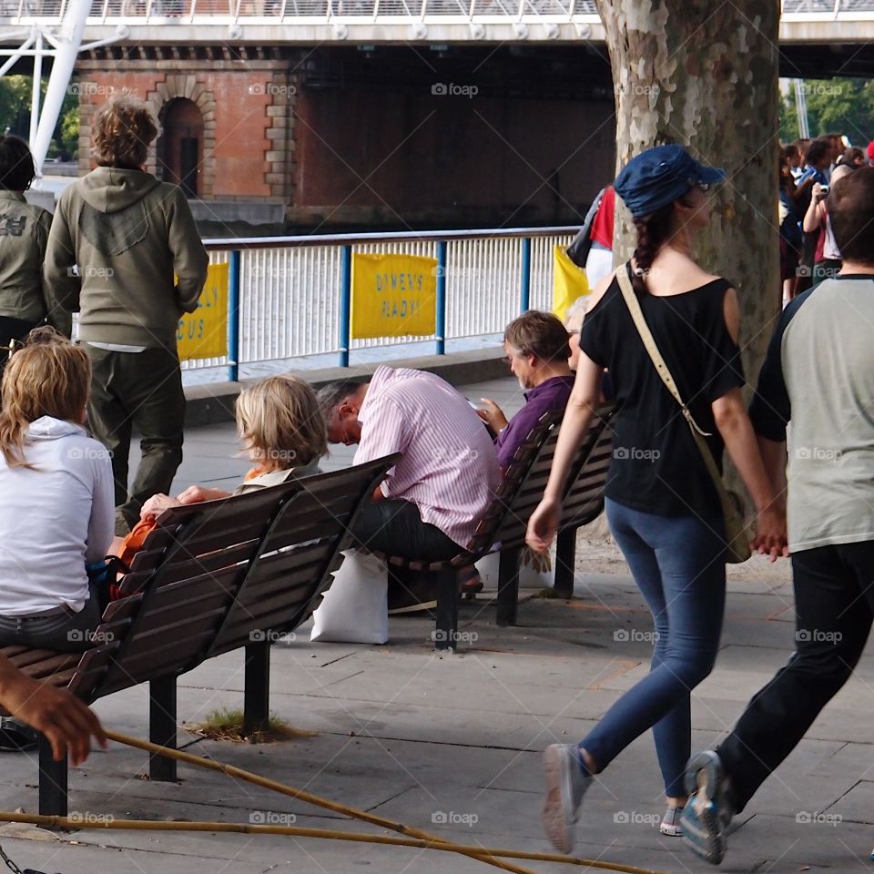 Summer vacation sightseeing in London 