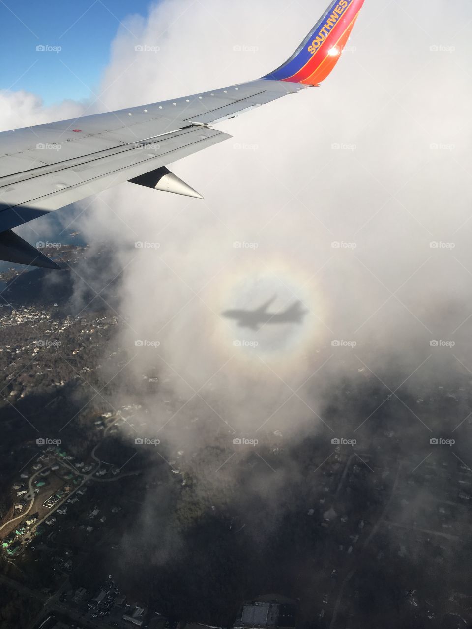 reflection of the plane 