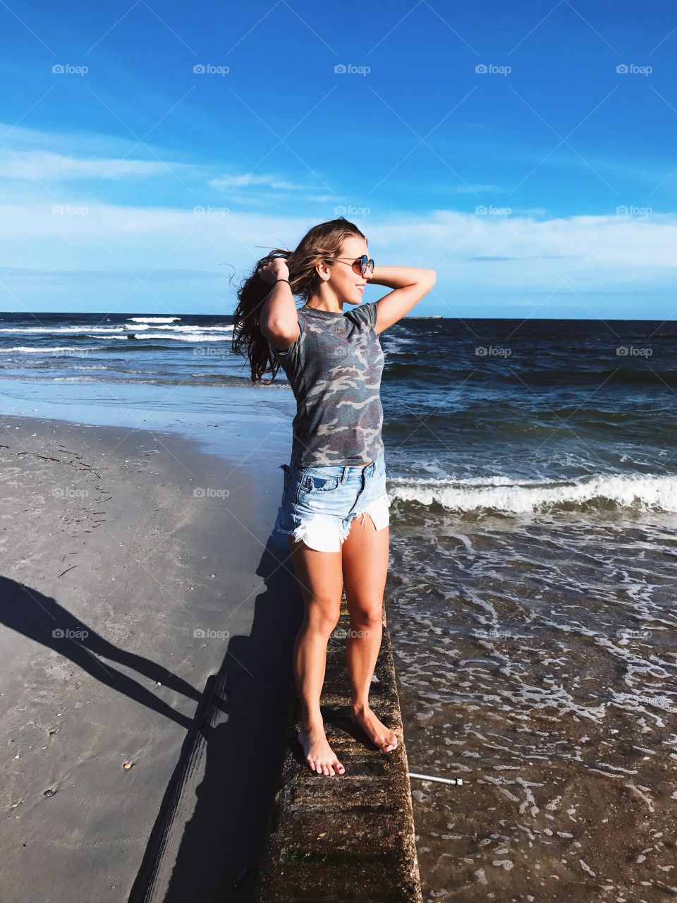 girl at beach 