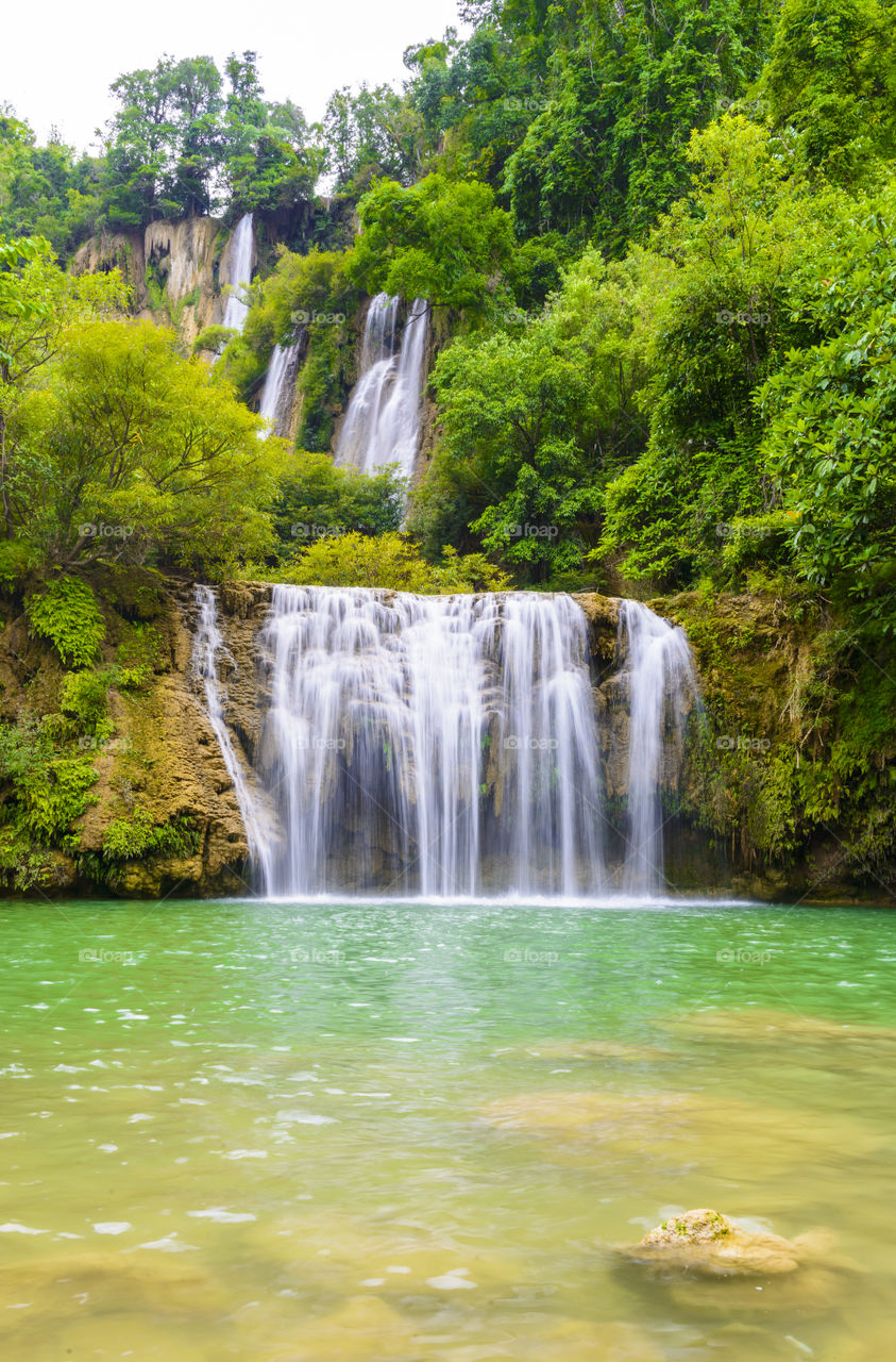 Tee lor su waterfall. Beauty of Thaïland.