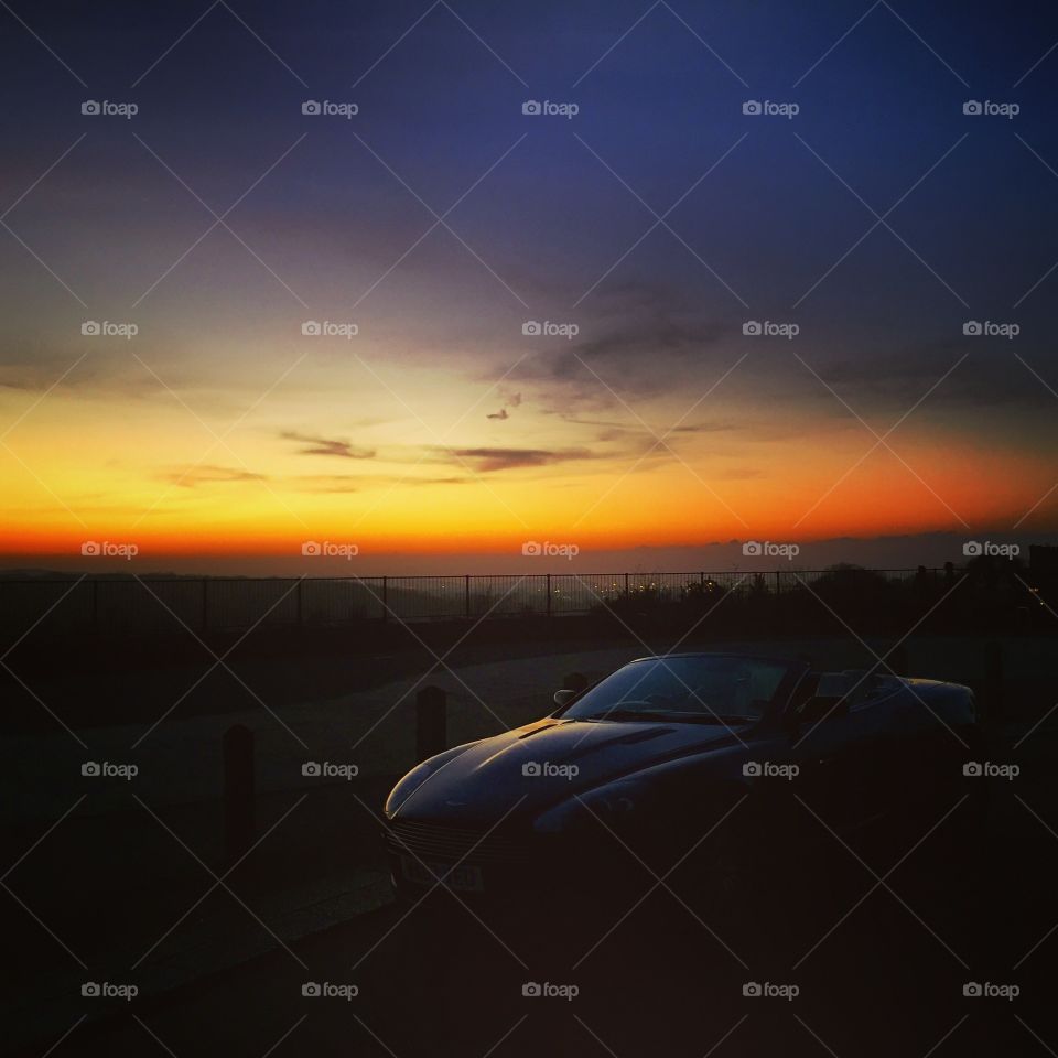 Aston Martin Sunset